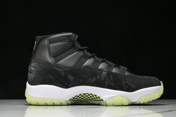 Air Jordan 11 Retro Black Barely Volt (GS) IB1378-001