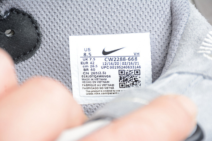 Nike Air Force 1 07 Mid Wolf Grey Dark Grey White Shoes CW2288-668