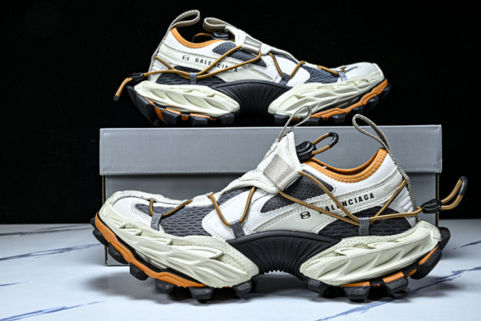 Ba1en*iaga hike sneaker beige&orange