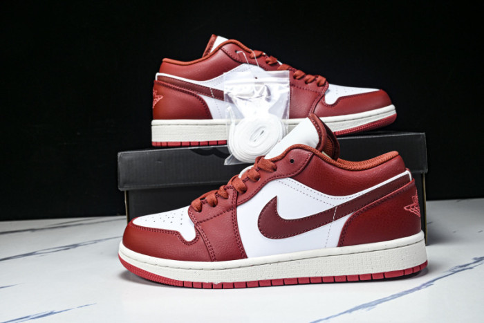 Air Jordan 1 Low Dune Red/White FJ3459-160