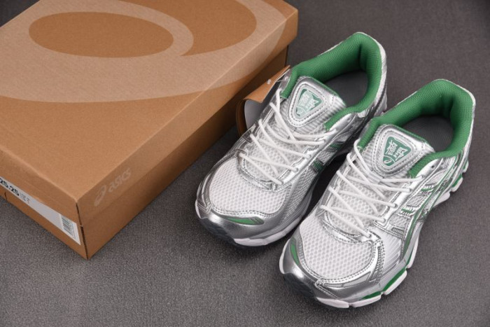 As1cs gel-kayano 12.1 silver green 1203a759-100