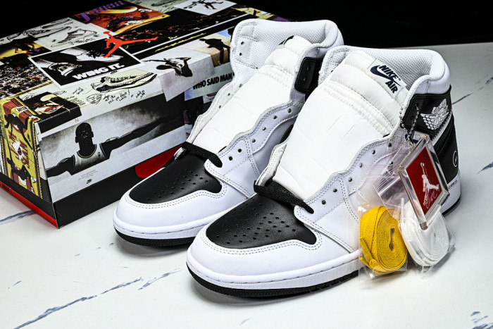 Union x Fragment x Air Jordan 1 High OG White / Black II7282-100