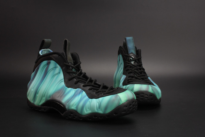 Nike Air Foamposite One “Northern Lights” Black/Green mens 840559-001